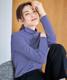 ANY L シアータートルネック