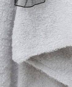 earth music&ecology チュール肩リボンニットプルオーバー