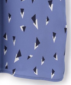 ICB 【UVケア・速乾】Back Satin Amunzen クルーネックブラウス