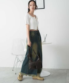 WEGO ダブルジップオフショルニットトップス