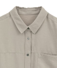 YECCA VECCA ピーチ起毛シャツ