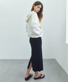 BEIGE， 【ロングセラー】LAURA / ストレッチ Iラインニットスカート
