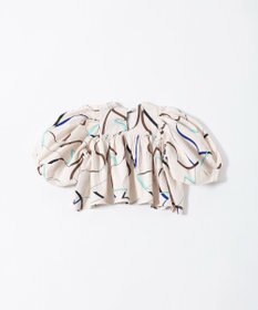 TRICOTE CUT RIBBON PUFF SLEEVES/カットリボンパフスリーブ