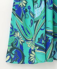 GRACE CONTINENTAL ペイズリープリントギャザスカート