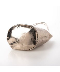UNBILLION カシュカシュ cachecache / クラッシュメタリック肩入れバケツトートバッグ