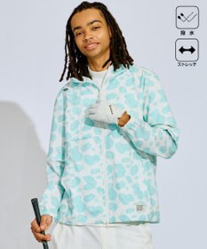 PW CIRCULUS 【撥水加工/ストレッチ】【MEN】アニマルドット2Wayブルゾン  ゴルフ