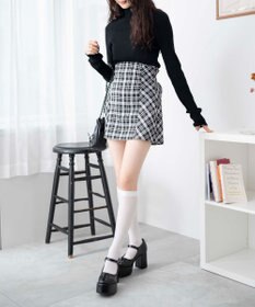 WEGO ボリュームヒールストラップシューズ