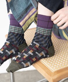 COQ CROSS PATCH ショートソックス