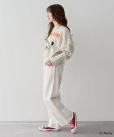 Green Parks ミッキー＆フレンズ／袖フリルショート丈ＴＥＥ