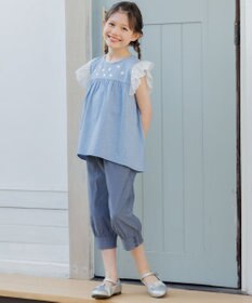 組曲 KIDS 【150-170㎝】 クロップドカフスパンツ