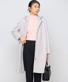 組曲 【WEB限定】ウールモッサ フーデットロングコート