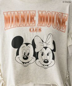 Green Parks ミッキー＆フレンズ／袖フリルショート丈ＴＥＥ