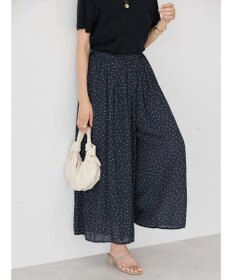 AMERICAN HOLIC エアリーギャザーガウチョパンツ【裏地：接触冷感】