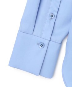 ICB 【洗える】 コットンサテンシャーティング シャツ