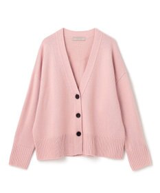 UNFILO 【洗える】クロップド Vネック カーディガン