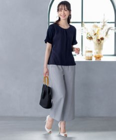 Tiaclasse L 【新色追加・洗える】ストレートワイドパンツ