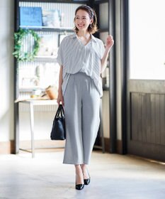 Tiaclasse L 【新色追加・洗える】ストレートワイドパンツ