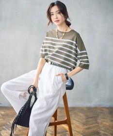 自由区 S 【SHIHOさん着用・セットアップ対応】リネンストレッチワイド パンツ