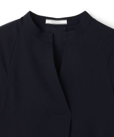 BEIGE， FLEUR / 異素材カフス スタンドカラーブラウス