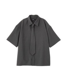 CRAFT STANDARD BOUTIQUE タイ付き半袖シャツ