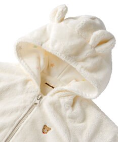 MIKI HOUSE HOT BISCUITS 【ミキハウス】【60-80cm】 マイクロファー カバーオール