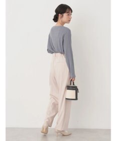 earth music&ecology コットンシアークルーネックプルオーバー