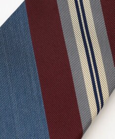J.PRESS MEN 【J.PRESS SPUN SILK COLLECTION】レジメンタルネクタイ