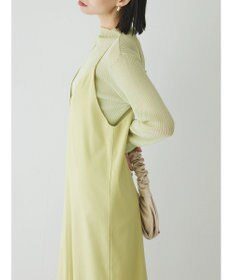 Green Parks AnriettMusee ラメ切替スリーブリブシアーニット