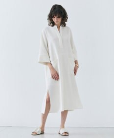 BEIGE， 【洗える】RUE / クロスオーバーVネックワンピース