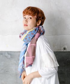 POLS コットン・キュプラ FUSAスカーフ