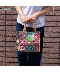 tsumori chisato CARRY ガーデンゴルフクラブキルト ハンドバッグ 手提げ