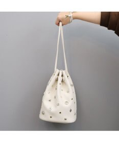 UNBILLION カカトゥ kakatoo / WEB限定ビジューミックスチャーム ドロストバッグ