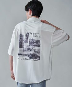 WEGO アムンゼンフォトプリントBIGシャツ（SS）