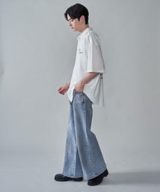 WEGO アムンゼンフォトプリントBIGシャツ（SS）