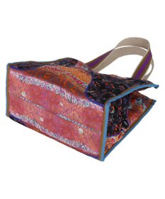 tsumori chisato CARRY ガーデンゴルフクラブキルト ハンドバッグ 手提げ