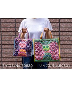 tsumori chisato CARRY ガーデンゴルフクラブキルト ハンドバッグ 手提げ