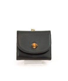 UNBILLION ペルケ perche ジェムストーンヒネリかぶせ三つ折りミニ財布