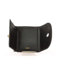 UNBILLION ペルケ perche ジェムストーンヒネリかぶせ三つ折りミニ財布