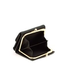 UNBILLION ペルケ perche ジェムストーンヒネリかぶせ三つ折りミニ財布