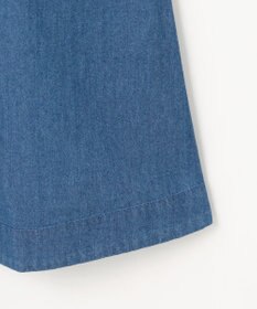 組曲 KIDS 【150-160㎝】 フラワーボタンデニムワンピース