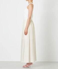 NAVE 【ReNAVE・セットアップ可/洗える/UVケア/接触冷感】フィブリルシャンブレー Aラインスカート