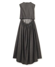 BEIGE， POMEGRANATE / フレアワンピース