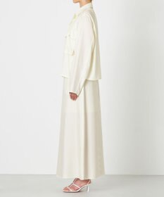 NAVE 【ReNAVE・セットアップ可/洗える/UVケア/接触冷感】フィブリルシャンブレー Aラインスカート