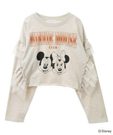 Green Parks ミッキー＆フレンズ／袖フリルショート丈ＴＥＥ