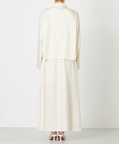 NAVE 【ReNAVE・セットアップ可/洗える/UVケア/接触冷感】フィブリルシャンブレー Aラインスカート