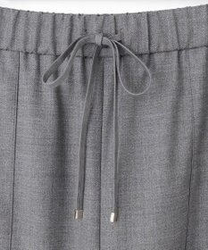 23区 L 【洗える】ナチュラルストレッチサキソニー ベイカー ドロスト パンツ