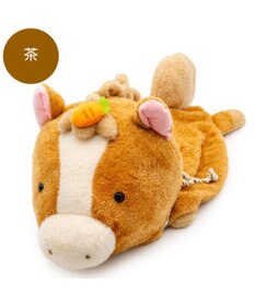 Mother garden しろたん  午年 抱き枕カバー 55cm用 《茶》 単品