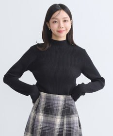 earth music&ecology ＳＥＴ２点リブニットインナー＋チュールプルオーバー