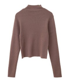 earth music&ecology ＳＥＴ２点リブニットインナー＋チュールプルオーバー