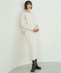 UNFILO 【野呂佳代さん着用】BEAUTY FORM JERSEY Iラインスカート